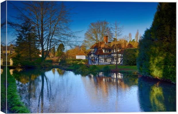 Loose Village in Kent UK Canvas Print by John Gilham