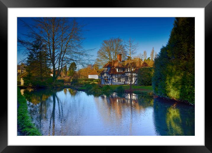 Loose Village in Kent UK Framed Mounted Print by John Gilham