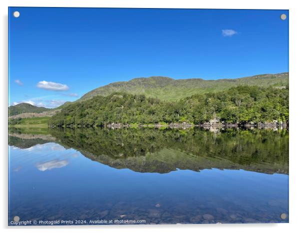 Loch Lubhair in the Highlands of Scotland Acrylic by Photogold Prints