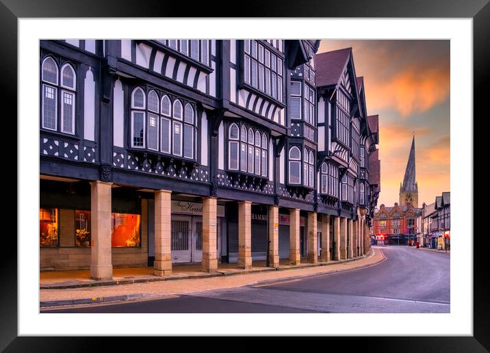  Knifesmithgate to Crooked Spire, Chesterfield Framed Mounted Print by Tim Hill