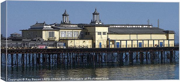 HASTINGS PIER, EAST SUSSEX Canvas Print by Ray Bacon LRPS CPAGB