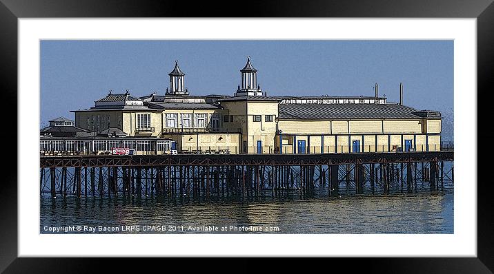 HASTINGS PIER, EAST SUSSEX Framed Mounted Print by Ray Bacon LRPS CPAGB