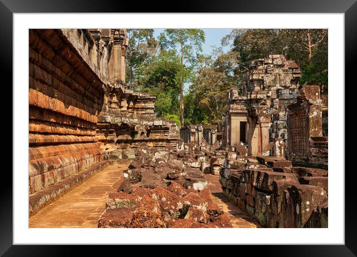 Ta Keo Temple In Cambodia Framed Mounted Print by Artur Bogacki