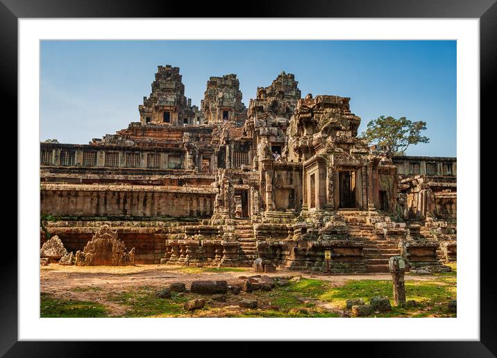 Ta Keo Temple In Cambodia Framed Mounted Print by Artur Bogacki