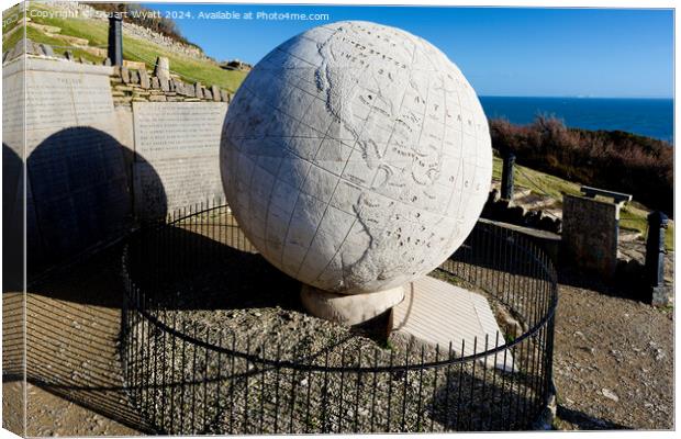 Swanage Great Globe Canvas Print by Stuart Wyatt