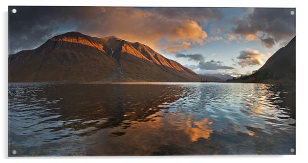 Loch Etive reflection Acrylic by Creative Photography Wales