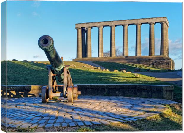 National Monument of Scotland Edinburgh Canvas Print by Darren Galpin
