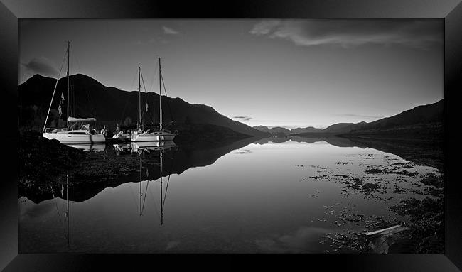 Loch Leven Dusk Framed Print by Creative Photography Wales
