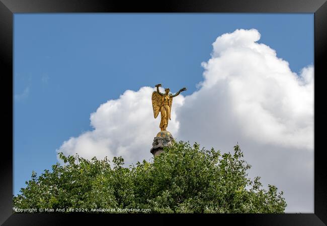 Sky cloud Framed Print by Man And Life