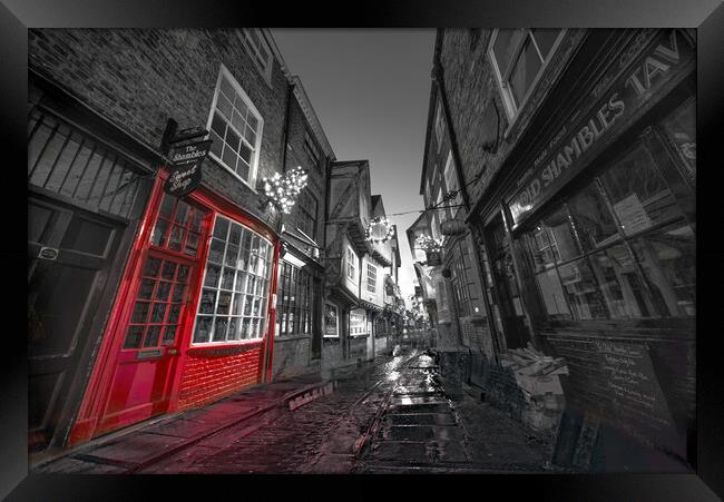 The Shambles York Framed Print by Alison Chambers