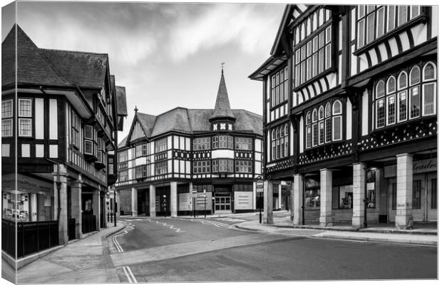  Knifesmithgate Black and White: Chesterfield Canvas Print by Tim Hill