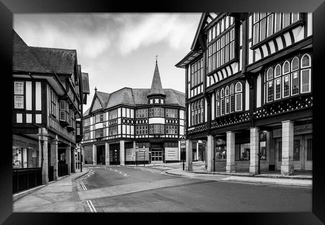  Knifesmithgate Black and White: Chesterfield Framed Print by Tim Hill