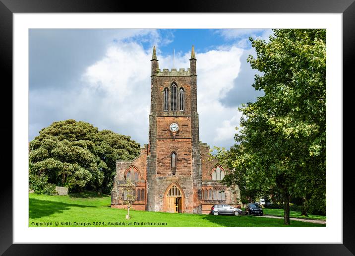 St. Mary's Church, Maryport Framed Mounted Print by Keith Douglas