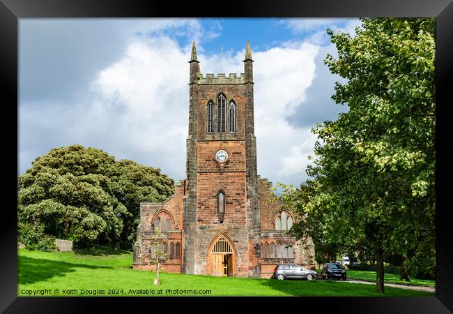 St. Mary's Church, Maryport Framed Print by Keith Douglas