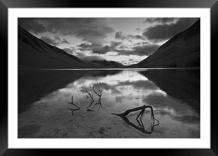 The Branch, Loch Etive Framed Mounted Print by Creative Photography Wales