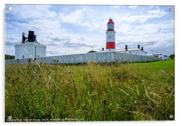 Souter Lighthouse Acrylic by Darrell Evans