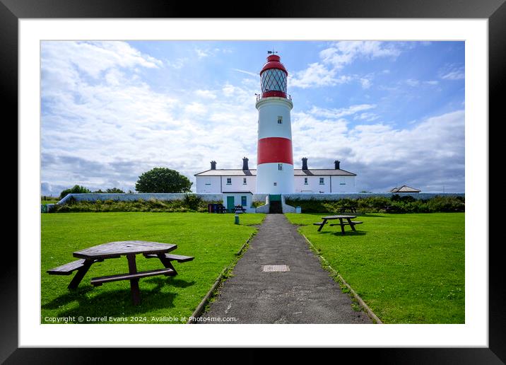 Souter Lighthouse Framed Mounted Print by Darrell Evans