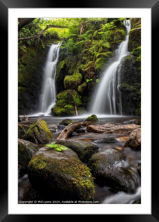 Twin Shower Framed Mounted Print by Phil Lyons