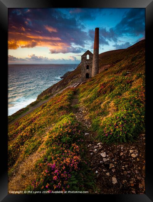 Wheal Coates  Framed Print by Phil Lyons