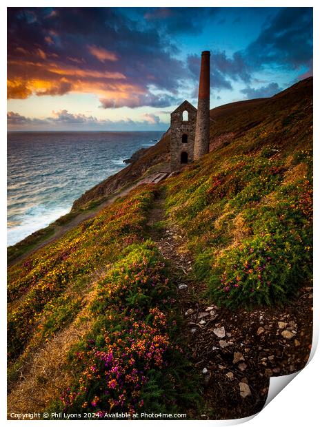 Wheal Coates  Print by Phil Lyons