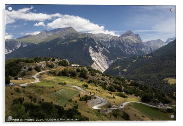 Mountain View Aussois, Savoie, France Acrylic by Imladris 