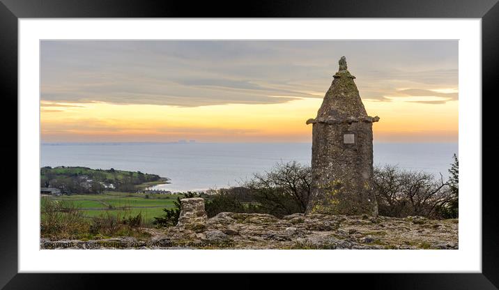 The Pepperpot, Silverdale Framed Mounted Print by Keith Douglas