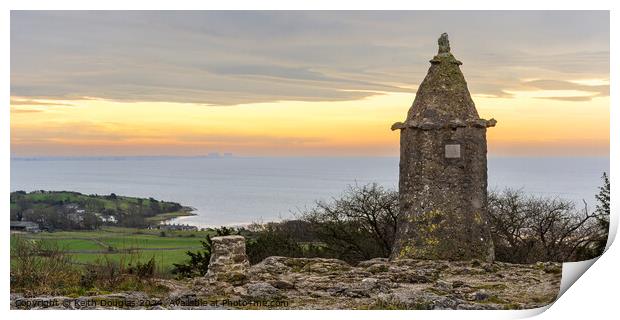 The Pepperpot, Silverdale Print by Keith Douglas