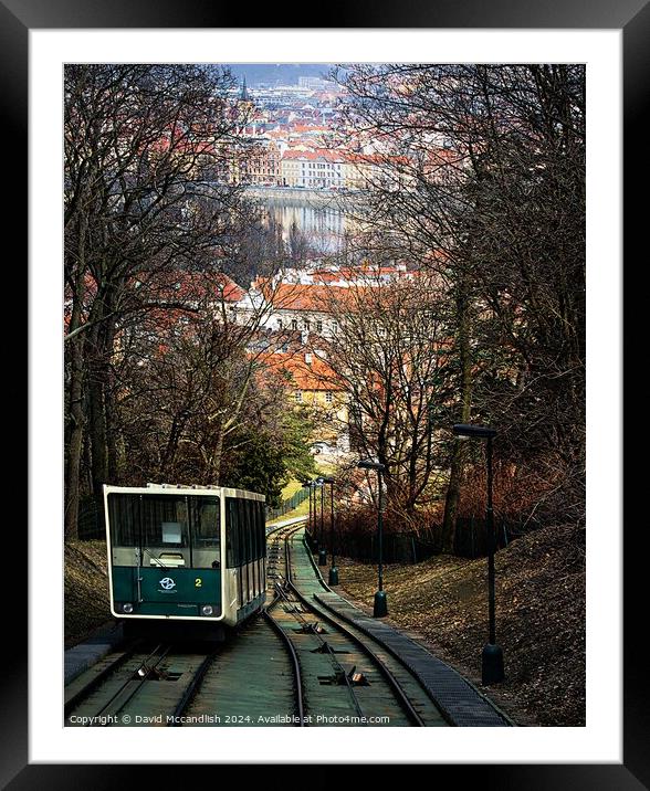 Funicular Railway Prague Framed Mounted Print by David Mccandlish