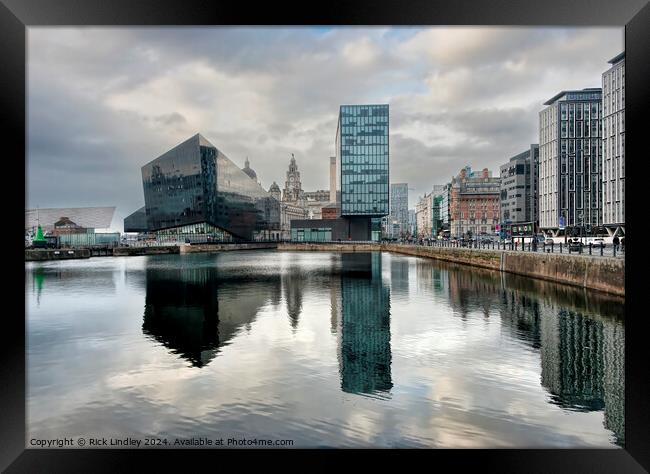 Liverpool Reflctions Framed Print by Rick Lindley