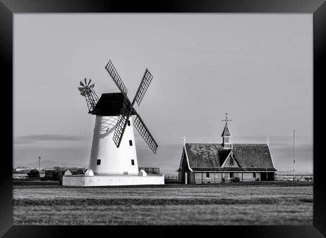 Lytham St Annes Windmill Framed Print by Rick Lindley