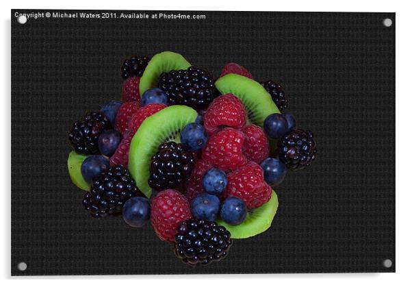 Summer Fruit Medley Acrylic by Michael Waters Photography