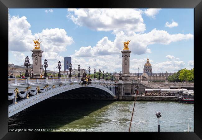 Pont Alexandre III Framed Print by Man And Life