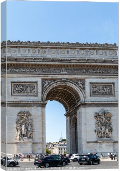 Building arch Canvas Print by Man And Life