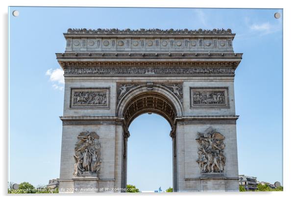 Arc de Triomphe Acrylic by Man And Life