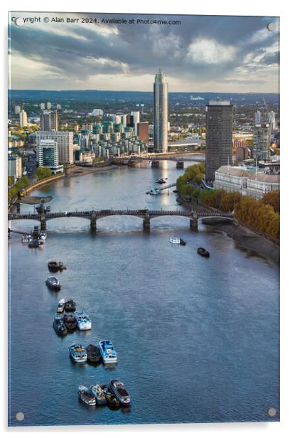 London Skyline Acrylic by Alan Barr