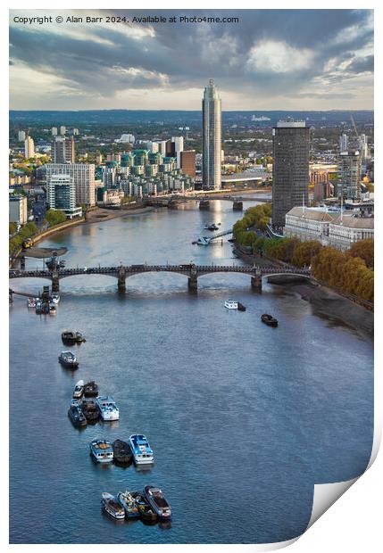London Skyline Print by Alan Barr