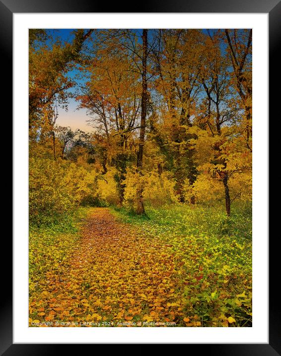 Autumnal Cotswolds Framed Mounted Print by Graham Lathbury