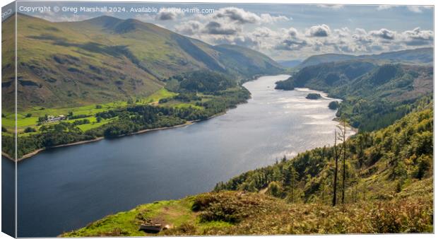 Thirlmere Lake District Canvas Print by Greg Marshall