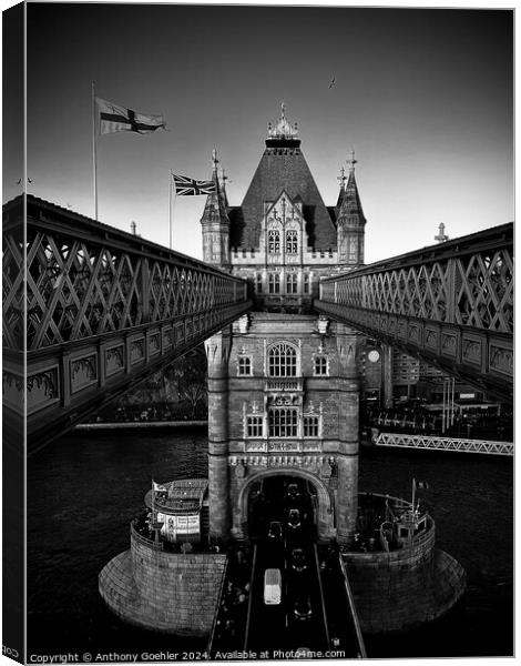 Tower Bridge Canvas Print by Anthony Goehler