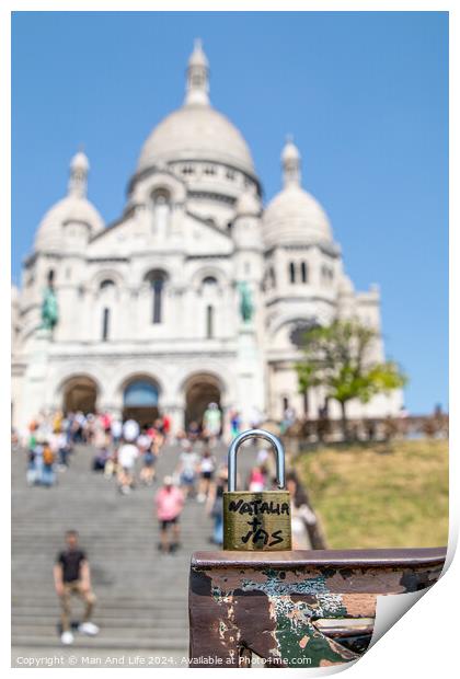 Sacré-Cœur, Paris Print by Man And Life