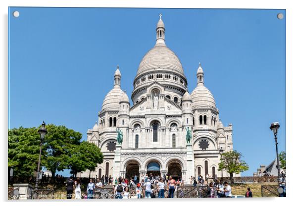 Sacré-Cœur, Paris Acrylic by Man And Life