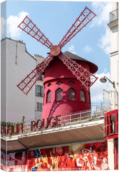 Moulin Rouge Canvas Print by Man And Life