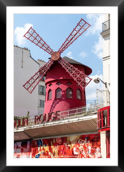 Moulin Rouge Framed Mounted Print by Man And Life