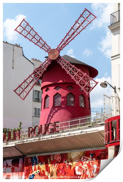 Moulin Rouge Print by Man And Life