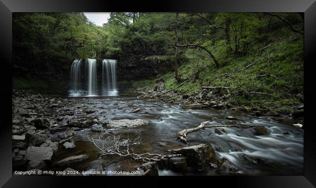 Sgwd Yr Eira, Brecon Beacons Framed Print by Philip King