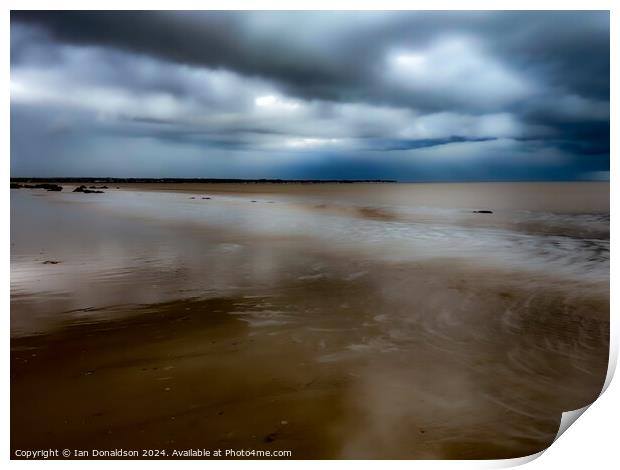 Fraisthorpe Beach Print by Ian Donaldson