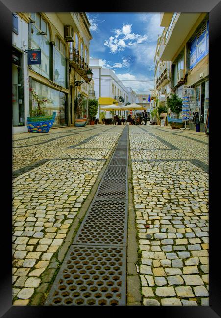 Old Town Olhao Portugal Framed Print by Steve Smith