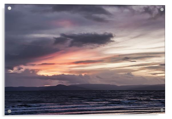 Holy Isle Acrylic by Sam Smith