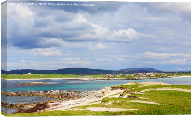 North Uist Scottish Outer Hebrides Scotland Canvas Print by Pearl Bucknall