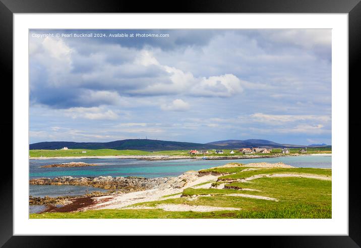 North Uist Scottish Outer Hebrides Scotland Framed Mounted Print by Pearl Bucknall